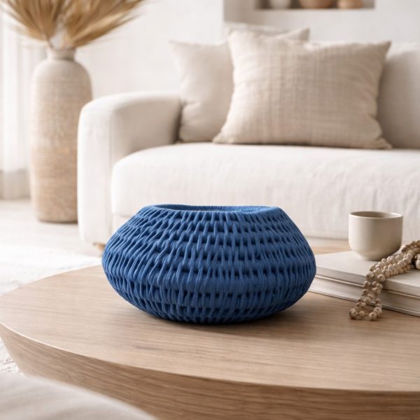 BLUE FABRIC BOWL STYLE 1
